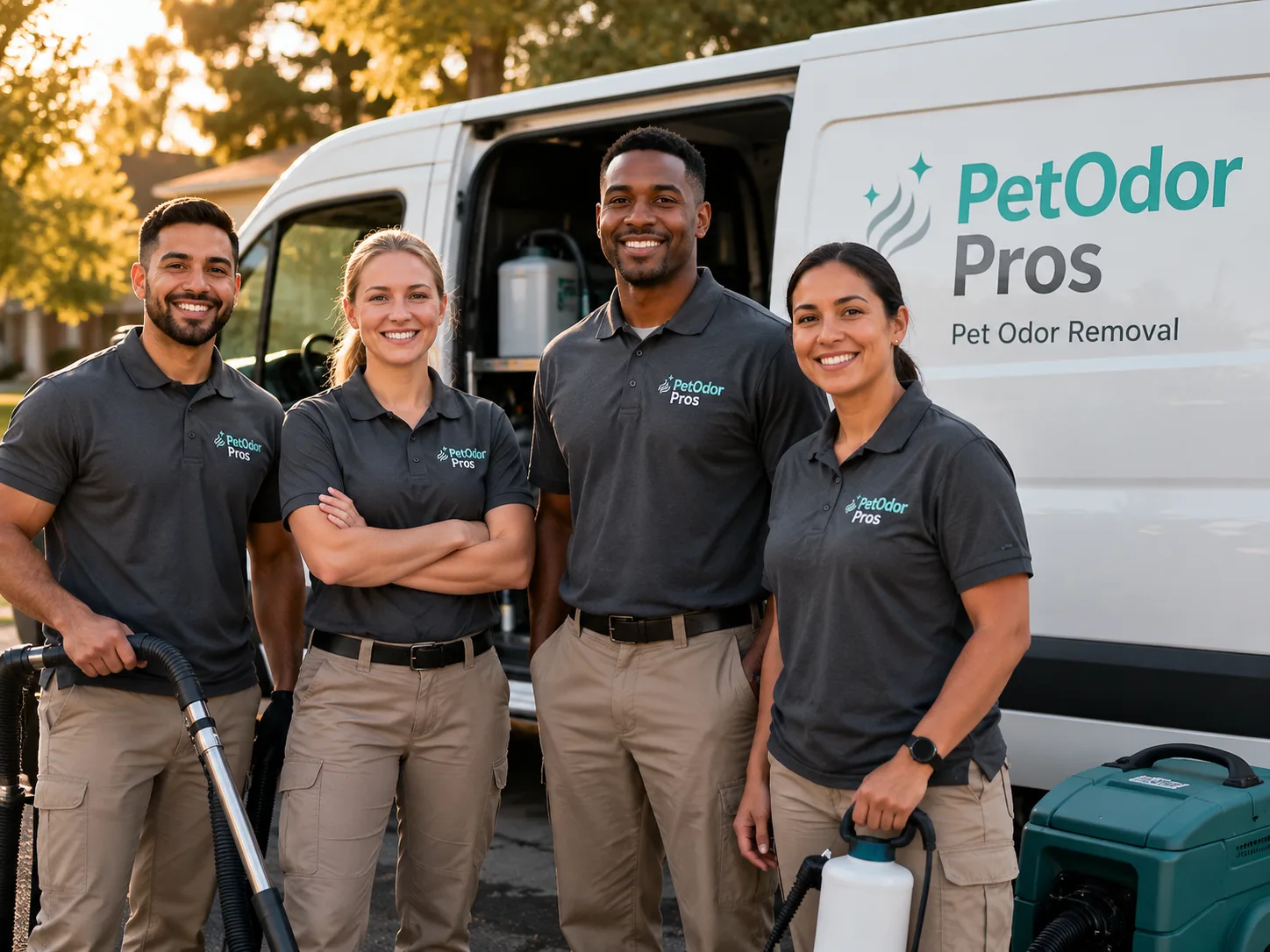 Pet Odor Removal team serving Waterford, CA